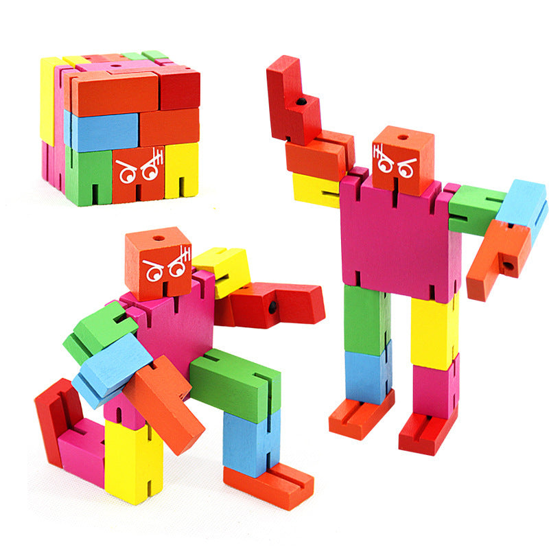 Assembled Wooden Children's Educational Toys