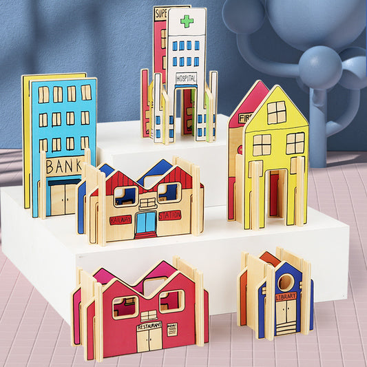Children's DIY Assembled Building Block Toys